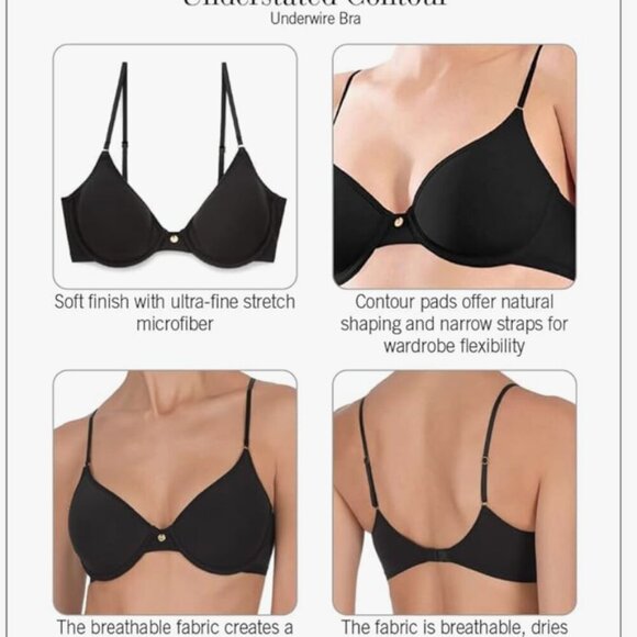 NWT Natori Women's Understated Contour Underwire T-Shirt Bra 132025, 30A - Picture 3 of 3